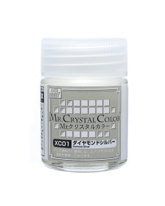 Mr. Crystal Color 18ml Diamond Silver XC-01 Mr. Hobby XC01