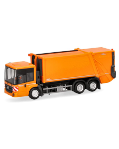 H0 Mercedes Benz Econic Faun Variopress (vuilniswagen), oranje Herpa 319003