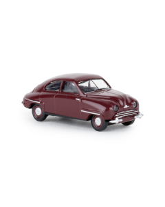 H0 Saab 92 dunkelrot, 1950 Brekina 28600