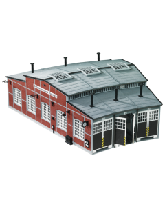 H0 Locomotief loods, rond Fleischmann 6476