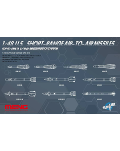 1/48 U.S. Short-Range Air-to-Air Missiles Meng SPS043