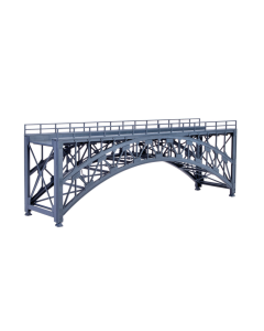H0 Schlossbach stalen boogbrug, recht Vollmer 42548