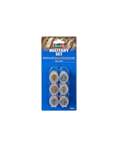 Aqua Verfset "Militair", 6 stuks - Nr. 6, 45, 65, 84, 90 en 91 Revell 39075