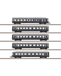 Marklin 87615 Z MHI DB Set Passagiersrijtuigen sneltrein “Blauer Enzian”, 5-delig