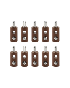 Stekker "Bruin", 10 stuks Brawa 3054
