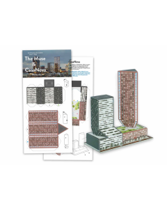 1/1250 The Muse & CasaNova, Rotterdam (papieren bouwplaat) STRM 01028