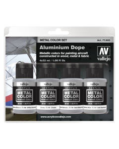 Airbrush Set Aluminium Dope Vallejo 77603