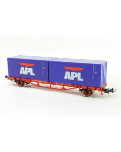 H0 Containerwagen 2x20ft, DB Cargo, APL VI Piko 57759