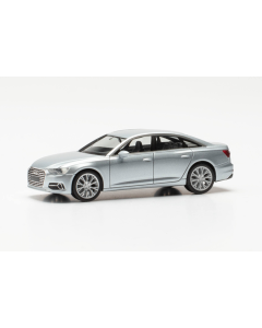 H0 Audi A6 sedan, zilver metallic - Herpa 430630-004 Herpa 430630004