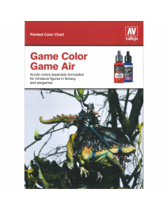 Handpainted Color Card - Game Color & Air Vallejo CC972