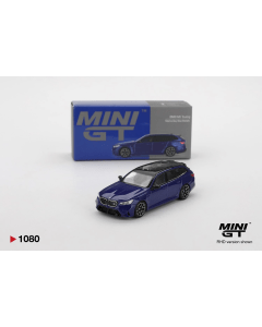 1/64 (Blisterpack) BMW M5 Touring Marina Bay Blue Metallic MiniGT 01080BL