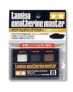 Weathering Master B Set (Snow, Soot, Rust) Tamiya 87080