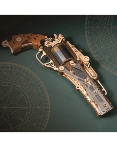 Steam Revolver (Zwart), 318 onderdelen, level 2 Howcat S0810E