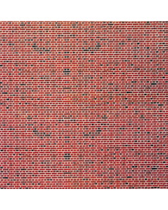 N Muurplaat baksteen - Karton (25 x 12,5 cm), per stuk Vollmer 47361