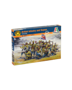 1/72 British Infantry and Sepoys, Colonial Wars Italeri 6187