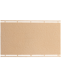 H0 Muurplaat regelmatig met afdekstenen, kunststof Kibri 34119