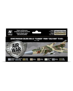 Soviet/Russian Colors MiG-23 "Flogger" Set Vallejo 71606