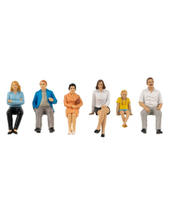 G Zittende Reizigers set 3, 6 figuren Pola 331508