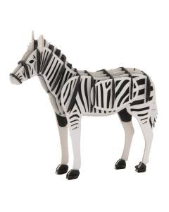 3D-model, zebra, lasergesneden speciaal bewerkt karton Fridolin 11761