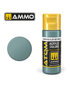ATOM ACRYLIC COLOR IJA LIGHT GREY GREEN 20 ML AMMO by Mig 20138