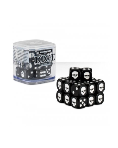 Warhammer Citadel 12mm Dice Set - Zwart (d) Warhammer 6536d