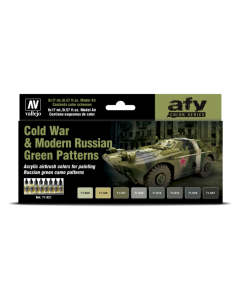 Cold War & Modern Russian Green Patterns Set Vallejo 71621