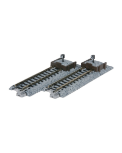 N Unitrack Rails Recht Stootblok (20-047), 62mm, 2st. Kato 20047