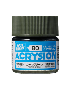 Acrysion 10ml Khaki Green N-080 Mr. Hobby N080