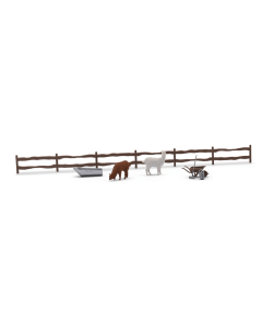 H0 Actieset: Alpaca's met drinkbak Busch 79861