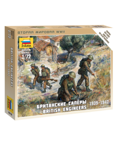 1/72 British Engineers (1939-1942), snap fit "Art of Tactic" Zvezda 6219