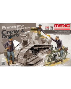 1/35 French FT-17 Light Tank Crew & Orderly Meng HS005