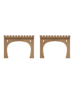 N Tunnelportaal, dubbelspoor, 2 stuks Vollmer 47812