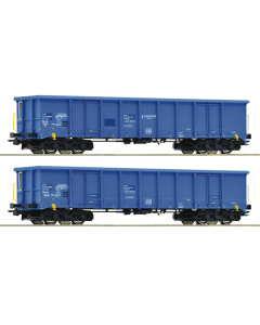 Roco 76023 H0 NL Set Open Goederenwagens type Eanos "Cronifer Holland B.V.", 2-delig