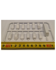 1/200 Auto 23 mm (12x) en bus 40 mm (1x) , wit - 577150300 Isensee 150300