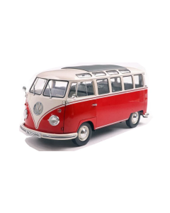 1/18 Volkswagen T1 Samba 1962, rood-wit Solido 1813402