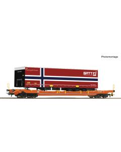 Roco 6600108 H0 Containerdraagwagen type Sdgnss/T5 Wascosa "GATT Transport & Logistik"