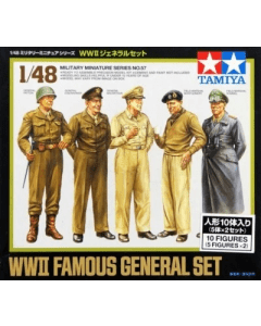 1/48 WWII General Set, 10 stuks Tamiya 32557