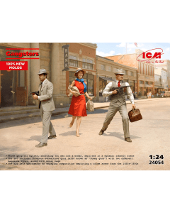 1/24 Gangsters - 3 Figuren ICM Holding 24054