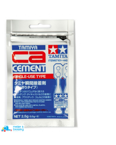 CA Cement (Single-Use Type), 5 stuks Tamiya 87101
