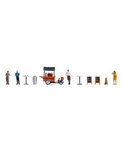 H0 Thema figurenset "Koffiestand" Noch 16230