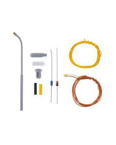 N Gebogen straatlantaarn LED wit, bouwpakket Viessmann 6622
