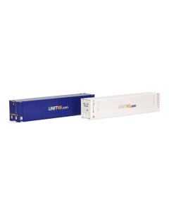 H0 Containerset 2x45 ft. "UNIT45" (NL/Rotterdam) - Herpa 076937-002 Herpa 076937002
