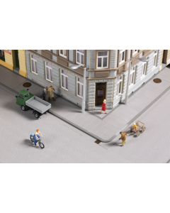 H0 Stoep, trottoir & accessoires / Gehwegplatten + Zubehör Auhagen 42657
