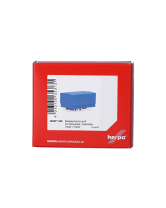 H0 Accessoires: Ballastplatform met dekzeil (heavy duty), gentiaanblauw, 2 stuks - Herpa 053877-003 Herpa 053877003