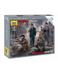 1/72 German Volkssturm (Berlin 1945), snap fit "Art of Tactic" Zvezda 6272