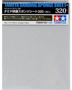 Sanding Sponge Sheet #320 Tamiya 87163