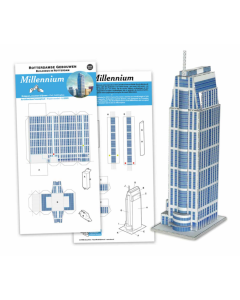 1/1250 Millenniumtoren, Rotterdam (papieren bouwplaat) STRM 01001