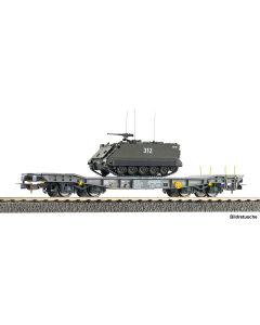 H0 Panzertransportwg. Slmmnps mit M113 Schützenpanzer SBB-CFF V Piko 96280