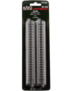 Kato 20010 N Unitrack Rails Recht (20-010), 186mm, 4st.