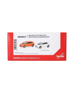 H0 Minikit 2x Seat Leon (Oranje/Wit) Herpa 013970002
